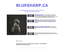 Tablet Screenshot of bluesharp.ca